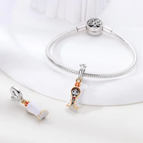 Miniatura 192 de Hapour Dijes de plata de ley 925 para pulseras, collar, joyería europea, colgante de cuentas para mujeres y madres
