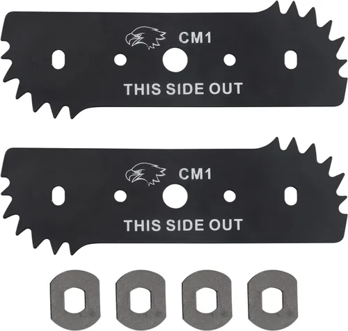 Karbay Cuchilla de repuesto eléctrica de 7-1/2 pulgadas compatible con Craftsman & Worx WA0034 para WG895 WG896 y la mayoría de las marcas de