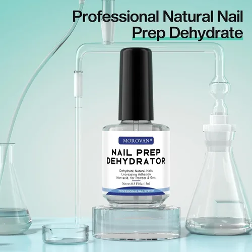 Miniatura 2 de Morovan - Deshidratador profesional para uñas sin ácido para esmalte de uñas de gel UV, uñas acrílicas, imprimación natural de uñas de secado