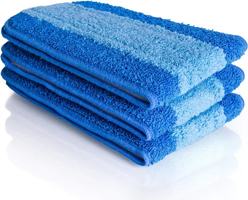 Miniatura 9 de VanDuck Almohadillas de limpieza de microfibra compatibles con trapeadores Bona de 18 pulgadas (paquete de 3) Almohadillas de limpieza de pisos