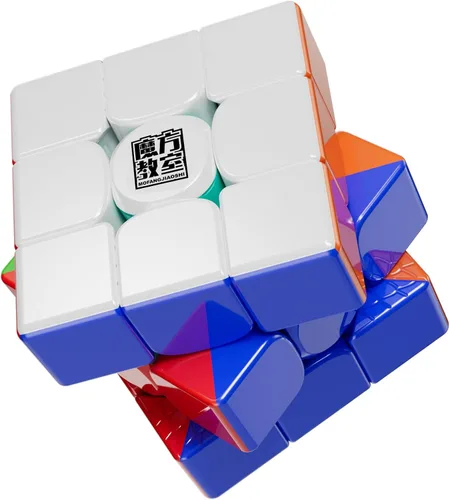Miniatura 8 de Moyu RS3M V5 SE Ball Core recubierto UV 3x3 SpeedCube, rompecabezas 3x3 sin calcomanías RS3M V5 MagLev Master Cube (MagLev+Ball Core Magic Clothes)