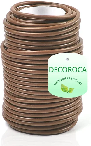 Miniatura 9 de Decoroca Lazos suaves para plantas de apoyo, alambre reutilizable impermeable de 65.6 pies, giro de jardín de 0.138 in, para plantas de interior y 1
