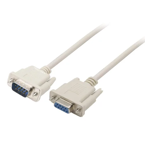 Miniatura 8 de Cable serie de datos RS232 DB9 de 9 pines, macho a hembra DB9 recto Cable de extensión YOUCHENG para computadoras, impresoras, escáneres de 4.5 pies