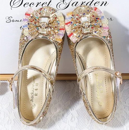 Miniatura 5 de Cadidi Dinos Zapatos de vestir para niñas con tacón de fiesta de boda Mary Jane Princess Flower Shoes (bebéniño pequeñoniño grande)