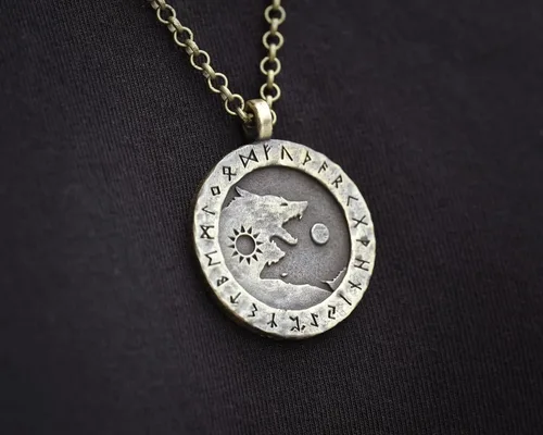 Miniatura 46 de Collar Yin Yang para hombre, joyería colgante de alta calidad de aspecto antiguo, regalos de Yin Yang, joyería vikinga para hombres