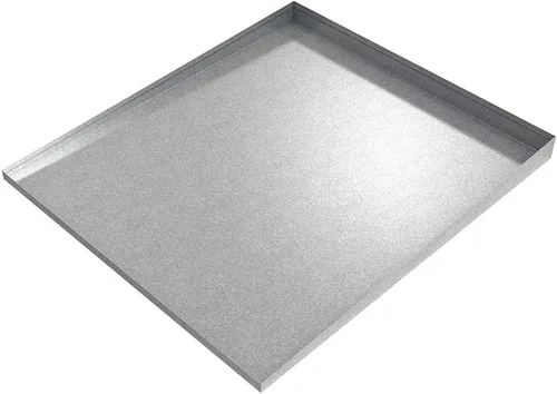Bandeja de goteo para lavadora de carga frontal – 36 x 32 pulgadas (acero galvanizado) | Prevención de daños por agua | Sin fugas | Fabricado en los