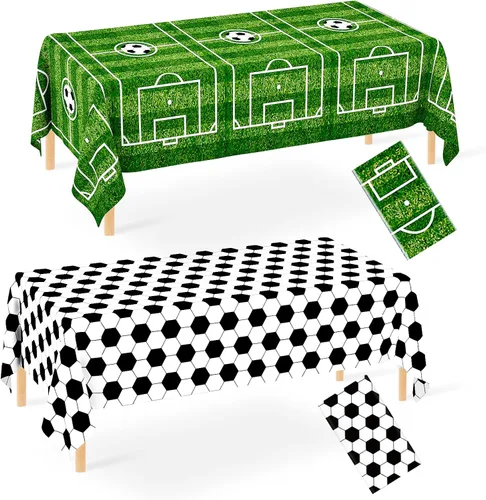 Miniatura 24 de WNINK Paquete de 2 manteles desechables a cuadros negros y blancos con tema de coche de carreras para fiesta, mantel a cuadros negros