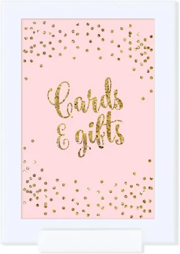 Miniatura 19 de Andaz Press Colección de fiesta de primer cumpleaños de niña con purpurina rosa rubor, pancarta colgante con cuerda, feliz primer cumpleaños, 5