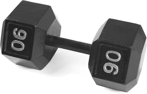 Miniatura 25 de CAP Barbell Mancuerna hexagonal de hierro fundido Múltiples opciones