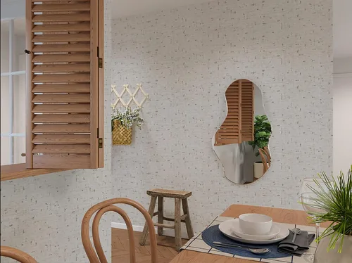Miniatura 3 de Dimoon Papel tapiz de tela de pasto de 17.7 x 197 pulgadas, papel tapiz dorado para despegar y pegar, papel de contacto grueso, papel de pared Beige