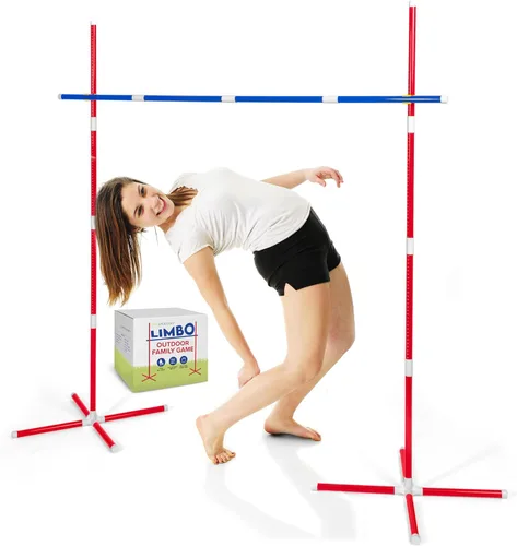 Play Platoon Juego de limbo para niños y adultos, juego de limbo para patio, ideal para fiestas de Luau, fiesta en la playa y barbacoa, fácil de