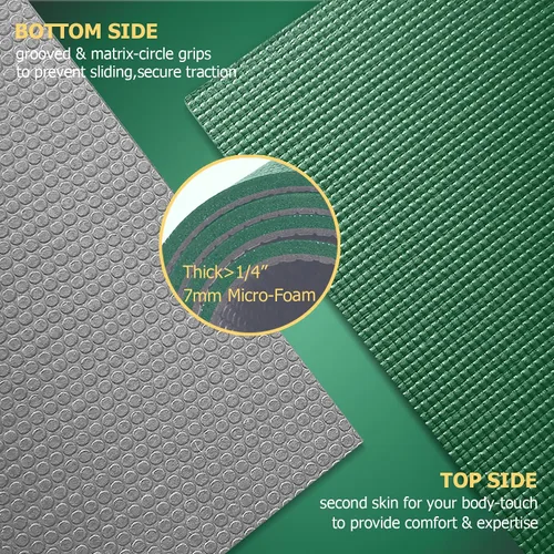 Miniatura 3 de GXMMAT Large Yoga Mat 6'x4'/6'x6'/7'x5'(7mm/9mm), Extra Thick Workout Mats for Home Gym Flooring,Ultra Comfortable Non-Slip Quick Resilient Barefoot