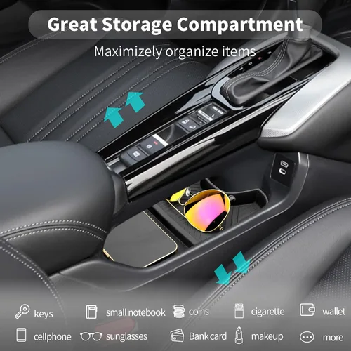 Miniatura 4 de CDEFG Bandeja organizadora de consola central HR-V 2023 2024 2025 2026 para Honda HR-V 2023-2026, bandeja de consola inferior, caja