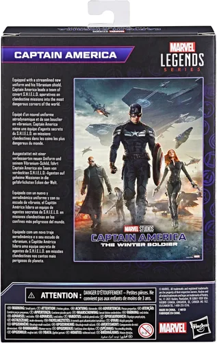 Miniatura 3 de Hasbro Marvel Serie Legends Capitán América, Figuras de acción coleccionables de 6 pulgadas de Capitán América: El Soldado de Invierno, Figuras