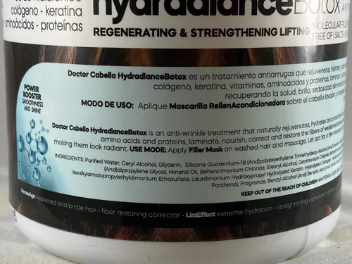 Miniatura 2 de Hydradiance - Mascarilla capilar de 16 onzas líquidas, tratamiento antiencrespamiento con ácido hialurónico, colágeno y queratina, reparación