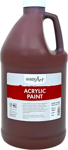 Miniatura 63 de Pintura acrílica para estudiantes, artesanías de 16 onzas. Plateado metálico