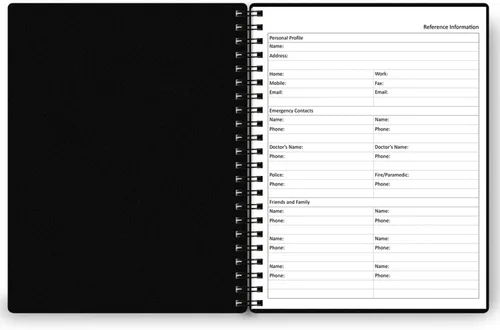Miniatura 5 de Agenda diaria sin fecha: agenda sin fecha con horarios, artículos de acción y seguimiento, cuaderno organizador diario A4 para aumentar
