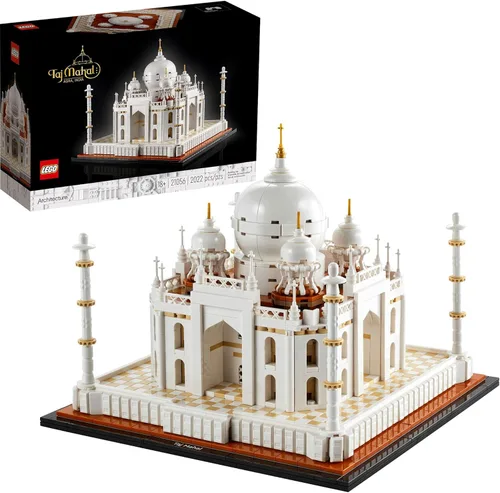 LEGO Architecture Taj Mahal 21056 Set de Construcción - Colección de Monumentos, Modelo para Exhibición, Idea de Regalo de Decoración del Hogar