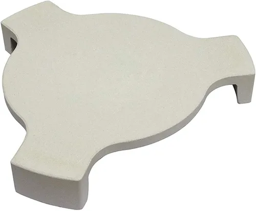 Conveggtor BGE - Deflector de calor con 3 patas, fijador, piedra para ahumar para parrilla grande de 18 pulgadas, Kamado Chargriller Akorn Kamado,