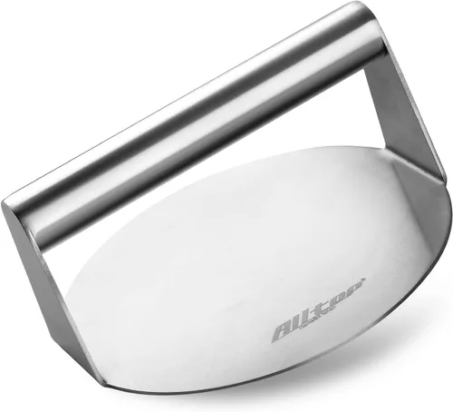 Miniatura 8 de ALLTOP Smash - Prensa para hamburguesas – Grill Essential, de acero inoxidable, antiadherente, para hacer hamburguesas – Máquina para hacer