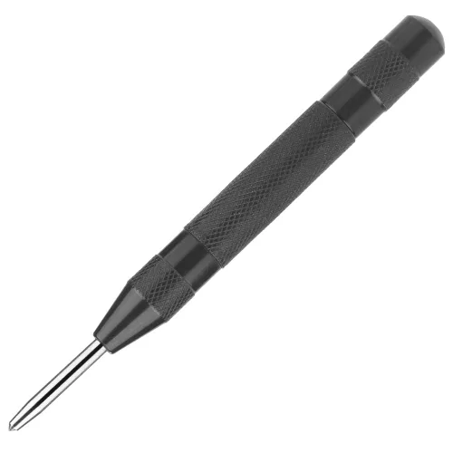 Miniatura 7 de Punzón automático de agujero central, rompeventanas con carga central, perforador central de impacto, herramienta de raspador para plástico, vidrio