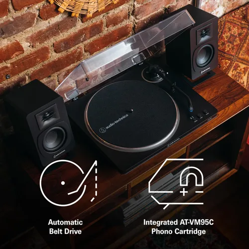 Miniatura 5 de Audio-Technica AT-LP70X Tocadiscos Automático (Negro/Gris)