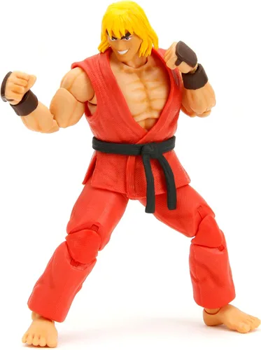 Jada Street Fighter II - Figura de acción de Ken de 6 pulgadas, juguetes para niños y adultos