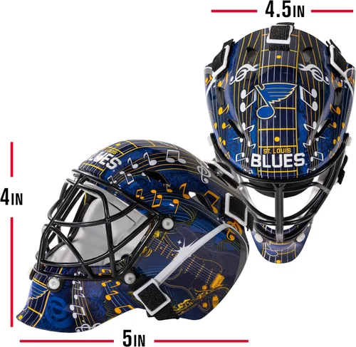 Miniatura 7 de Franklin Sports mini máscara para portero con logo de la NHL