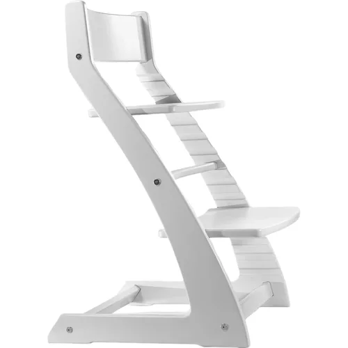 Miniatura 13 de FORNEL Silla alta de madera para bebés y niños pequeños, altura ajustable, fácil de limpiar, silla de comedor para niños de 3 años a 200 libras