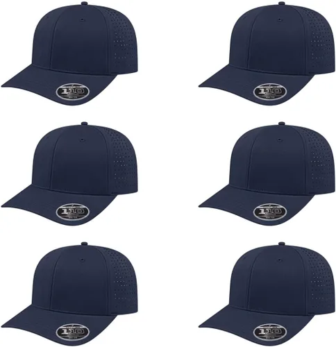 Miniatura 44 de Cap America i8533 Flexfit 110 Gorra Snapback Perforada de Rendimiento de Perfil Medio de 6 Paneles con Protección UV y Snapback Ajustable