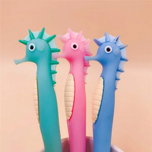 Miniatura 3 de 6 bolígrafos de gel de dibujos animados Anim Bear Giraffe para escritura escolar, suministros de oficina, regalo de papelería para niños (2128)