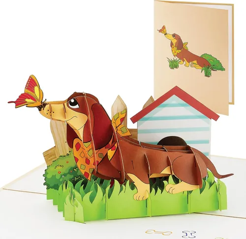 Miniatura 20 de Tarjeta de cumpleaños desplegable de camaleón, tarjeta de felicitación de 6 x 6 pulgadas con increíble diseño de lagarto 3D, perfecta