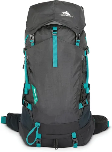 Miniatura 3 de High Sierra Pathway 2.0 Mochila con funda de almacenamiento de hidratación, para senderismo, ciclismo, camping, viajes, color negro, 75 L