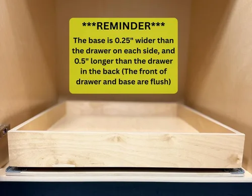 Miniatura 3 de SlidingSusan Organizador de cajones extraíbles para armarios, estantes deslizantes de cierre suave para cocina, despensa, baño y organización