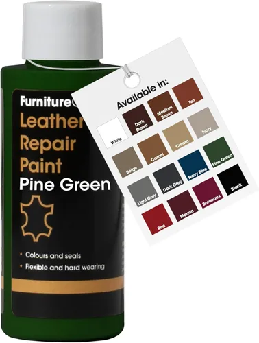 Miniatura 16 de Furniture Clinic Pintura y tinte para reparación de cuero, colorante autosellante para una reparación rápida y fácil del cuero, adecuado para sofás