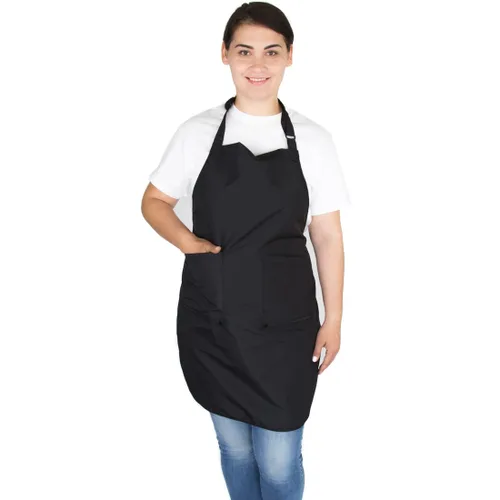 Miniatura 4 de Delantal para estilista - Revestimiento protector impermeable - Delantal de salón, Delantal negro - Poliéster con revestimiento de poliuretano