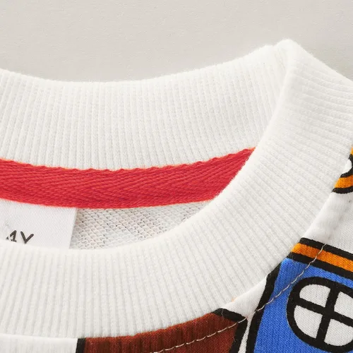Miniatura 3 de Bumeex Sudaderas con cuello redondo para niños de 2 a 7 años