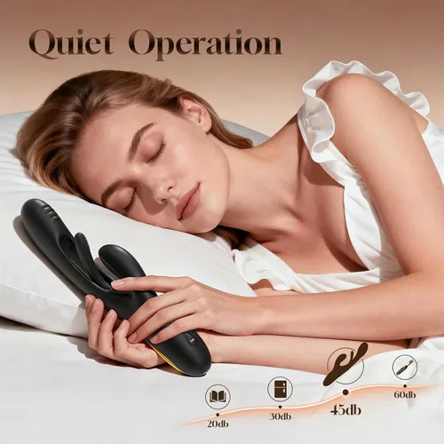 Miniatura 8 de Vibrador consolador conejo juguetes sexuales -LOVENOTE G Spot Vibrador masajeador para mujeres, estimulación del pezón del clítoris, juguetes Negro