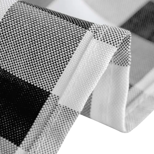 Miniatura 3 de Mantel rectangular de poliéster LinenTablecloth 60 x 126 pulgadas, color blanco.