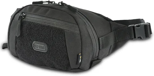 Miniatura 10 de M-Tac Riñonera para hombre - Riñonera pequeña compañera - Cinturón de estilo táctico EDC (negro)