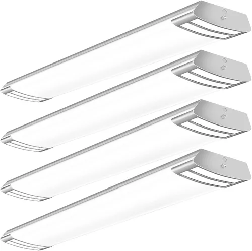 Miniatura 9 de ANTLUX Lámpara LED de 4 pies, 50 W, 5600 lm, luz LED lineal de montaje empotrado, 4000 K, 4 pies, lámparas LED de techo de cocina para sala