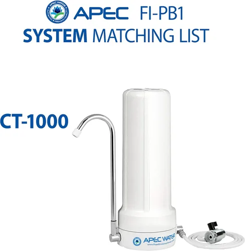 Miniatura 4 de APEC Water Systems CT-1000 Filtro de repuesto para sistema de filtro de agua potable para encimera (FI-PB1)