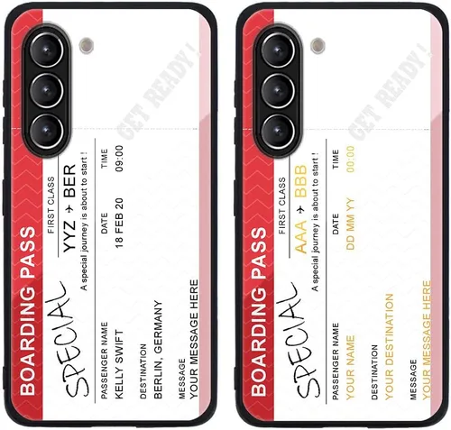 Miniatura 60 de Funda de teléfono personalizada para Samsung Galaxy S22+ / S22 Plus 5G, funda de TPU suave de vidrio templado antiarañazos personalizada con foto