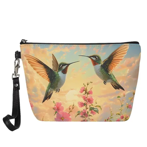 Miniatura 48 de AFPANQZ Bolsas de maquillaje de viaje personalizadas para mujeres y niñas, bolsa de almacenamiento de artículos de tocador, bolso al aire libre