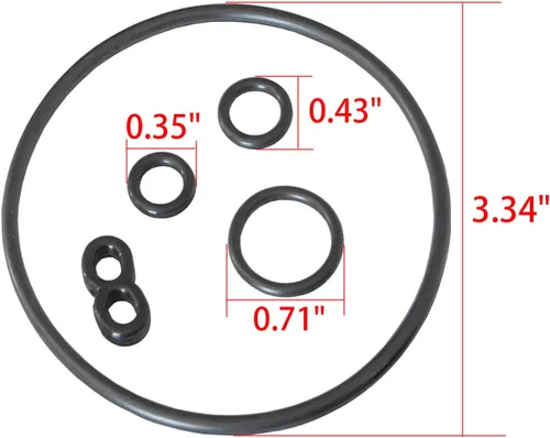 Miniatura 4 de 7238468 Reemplazo de rotor de válvula estándar de alto flujo y kit de sello para fugas resueltas solo aplicable a válvulas con 5 tornillos