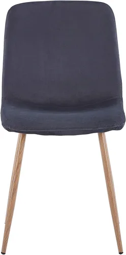 Miniatura 6 de Juego de 4 sillas de comedor de terciopelo, sillas de cocina modernas, patas de metal, sillas laterales tapizadas para comedor, sala de estar