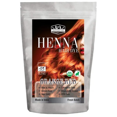 Miniatura 2 de L&I Apothecary Tinte orgánico de henna marrón claro para el cabello, certificado por USDA, natural, sin gluten, sin crueldad animal Marrón claro