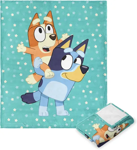 Miniatura 10 de Northwest Manta Bluey con tacto de seda, 46 x 60 pulgadas, Road Trip