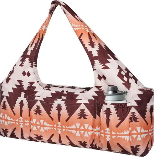 Miniatura 11 de Bolsa para esterilla de yoga – Bolsa de yoga grande con correa para esterilla de yoga, cremallera y bolsillos, bolsas de yoga y transportadores que