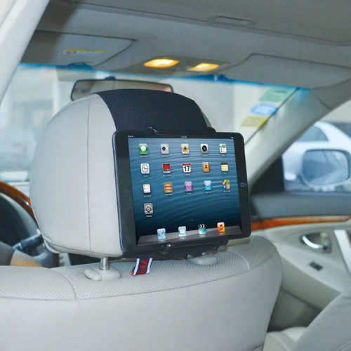 Miniatura 3 de TFY Soporte universal para reposacabezas de automóvil, compatible con tabletas de 7 a 11 pulgadas, iPad, Samsung Galaxy Tab & Note, correa